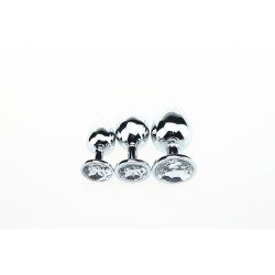 Generique Plug Bijou Spolly Diamant 6.5 x 2.7 cm Small